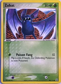Zubat 88/113 Common Delta Species Pokemon Near Mint - Image 1