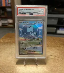 Pokemon Mew EX Bubble Mew PSA 10 Gem Mint 232/091 Sir SV Paldean Fates 2024 - Image 1