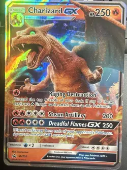 Pokemon TCG - Charizard GX SM195 - Detective Pikachu Promo - Ultra Rare - NM - Image 1
