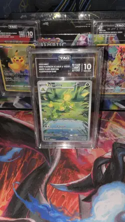 Leavanny 2025 Pokemon Scarlet & Violet White Flare IR #089/086 TAG 10 - Image 2
