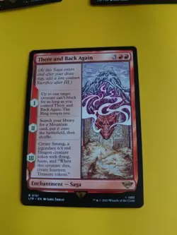 Three and back again. Enchantment saga rare MTG Card. Lord of the Rings. LTR. - Image 2