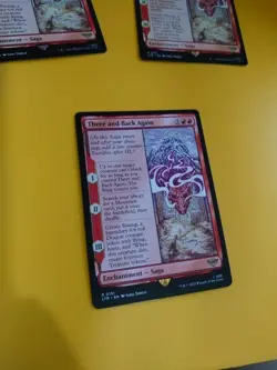 Three and back again. Enchantment saga rare MTG Card. Lord of the Rings. LTR. - Image 3