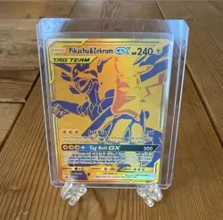 Pikachu & Zekrom GX SM248 - Tag Team - Full Art Promo - Pokemon TCG - Image 1