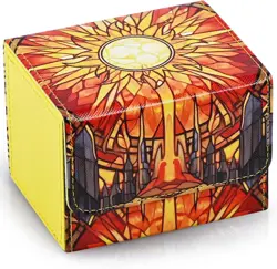 Deck Box for MTG Cards, Trading Card Storage Box Holds 120+ Sleeved Commander De - Image 1