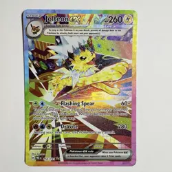 Jolteon ex SIR NM 153/131 SV: Prismatic Evolutions Pokemon - Image 1
