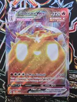 Pokemon TCG - Cinderace VMAX 045/264 - Ultra Rare - Fusion Strike - NM/M - Image 1