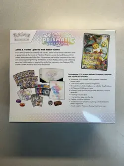 Pokemon TCG Prismatic Evolutions Scarlet & Violet Elite Trainer Box New Sealed - Image 2