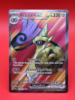 Pokemon TCG ~ Aegislash ex ~ # 230 Full Art Paradox Rift : NM - Image 1