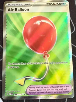 Air Balloon 166/132 Ultra Rare Mega Evolution Pokemon Holo Near Mint - Image 1