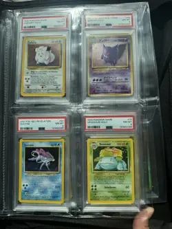 Pokemon TCG English PSA Graded Holo Lot 4 Clefairy Gengar Suicune Venusaur - Image 1