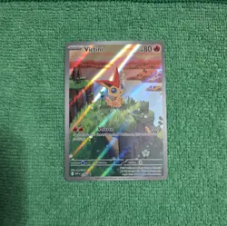 Pokemon TCG Victini Illustration Rare SVP 208 Black Star Promo - Image 2