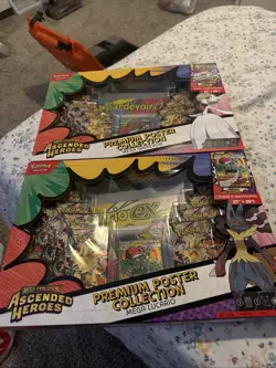 Pokemon TCG Ascended Heroes Premium Poster Collection Lucario + Gardevoir Sealed - Image 1