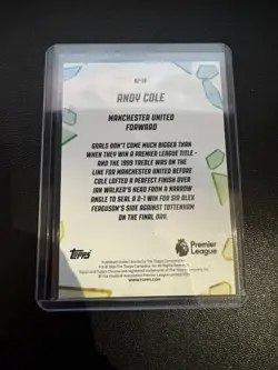 Topps Chrome 2026 Premier League - Andy Cole Manchester United Golazo Card /99 - Image 2