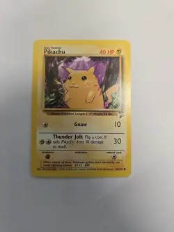 Pikachu Base Set 2 Regular Card 087/130 Pokemon TCG WOTC 1999 Vintage - Image 1