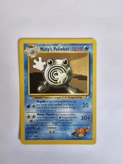 Misty’s Poliwhirl Gym Heroes Set 53/132 Pokemon Card - NEAR MINT - Image 1