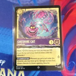 Disney Lorcana Cheshire Cat-Inexplicable Super Rare 60/204 Whispers in the Well - Image 1