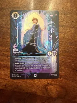 Disney Lorcana TCG Anna-Soothing Sister ENCHANTED (winterspell) - Image 1
