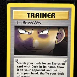 Pokemon 1st Edition The Boss's Way 73/82 Team Rocket Pokemon Card Vintage VTG - Image 3