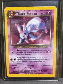 Pokemon TCG Dark Espeon 4/105 Neo Destiny HOLO Unlimited Card Stage 1 - Image 1