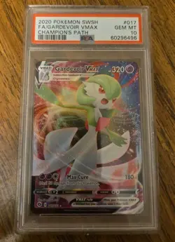 PSA 10 GM Gardevoir VMAX 17/73 2020 Champions Path Pokemon Graded Card - Image 1