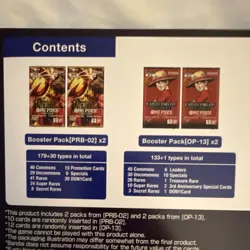 Bandai One Piece Card Game Illustration Box vol.6 Booster Promo English 2024 - Image 3