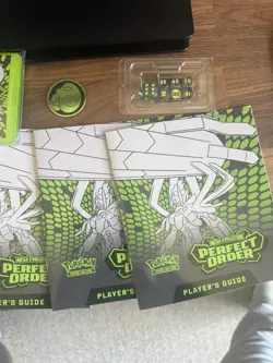 Lot of 1 Perfect Order ETB Card Sleeves - Dice x 1 - Coin x 1. players guide x4 - Image 2