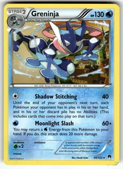 Greninja 40/122 XY - BREAKpoint LP Pokemon Card TCG - Image 1