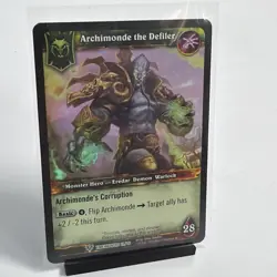 Archimonde the Defiler NM Card Timewalkers World of Warcraft TCG Holo Foil - Image 2