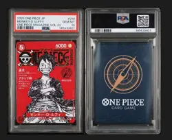 2025 One Piece Magazine Vol.20 Promo Monkey D Luffy Japanese card PSA10 - Image 2