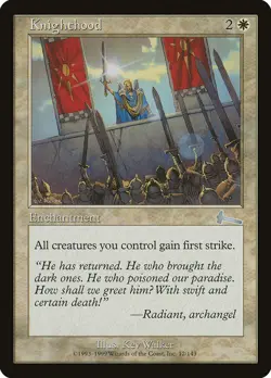 Knighthood [Urza's Legacy] Magic MTG - Image 1