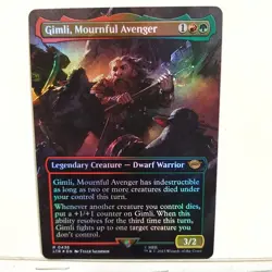 GIMLI, MOURNFUL AVENGER (FOIL) --- MTG -- TALES OF MIDDLE-EARTH --- NM - Image 1