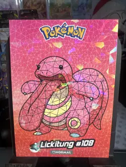 Lickitung #108 - Cracked Ice Holo - Crystal Collection 2024 - Pokemon Card - Image 1