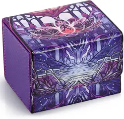 Deck Box for MTG Cards, Trading Card Storage Box Holds 120+ Sleeved Commander De - Image 1
