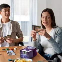 Deck Box for MTG Cards, Trading Card Storage Box Holds 120+ Sleeved Commander De - Image 2