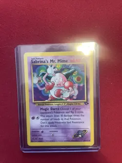 Pokemon TCG Sabrina's Mr. Mime Gym Challenge Unlimited Uncommon Card 59/132 - Image 1