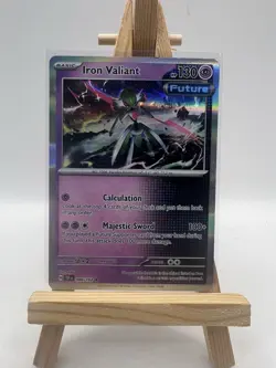 Pokemon Card - Iron Valiant - 080/162 - Temporal Forces - Holo Rare - NM/M - Image 1