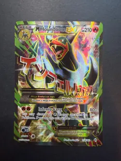 Pokemon - M Houndoom EX Full Art Holo Card 154/162 Breakthrough - NEAR MINT (NM) - Image 1