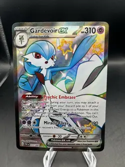Pokemon EX Card Lot (12) Gardevoir IR, Terapagos, Ogerpon Masks Bloodmoon NM ex - Image 2