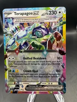 Pokemon EX Card Lot (12) Gardevoir IR, Terapagos, Ogerpon Masks Bloodmoon NM ex - Image 3