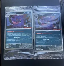 Pokemon Gengar GameStop Promo Stamped Card English SEALED X2 - Image 1