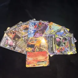 Jumbo Pokemon card Lot Charizard, Tyranitar, Absol EX GX BREAK Holo 10 cards - Image 1