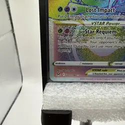 Giratina VSTAR (Secret) 201/196 Swsh11: Lost Origin Holo Pokemon Card NM - Image 5