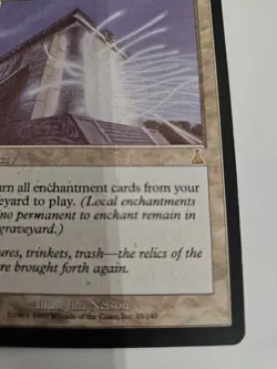 MTG Replenish Sorcery White Rare Card 1999 Jim Nelson Urza's Destiny - Image 3