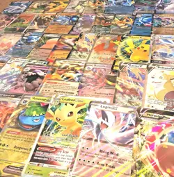 10 Random Jumbo Pokemon Cards Lot - NO DUPLICATES - EX V VSTAR NM Sleeved - Image 1