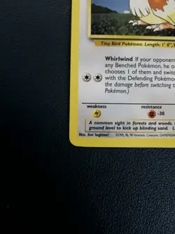 Pokemon Card Pidgey 86/130 Base Set 2 Common WOTC - Image 4