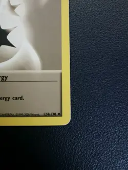 Pokemon Card Energy Double Colorless Energy 124/130 Base Set 2 Uncommon WOTC - Image 5