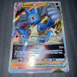 Lucario VSTAR SWSH: Sword & Shield Promo Cards SWSH214 Holo NM - Image 1