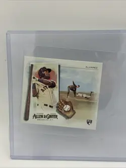 2020 Topps Allen & Ginter N43 Box Loaders Yordan Alvarez ROOKIE #BLN-YA Mint - Image 1
