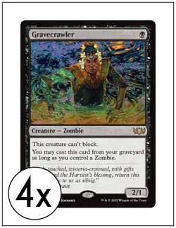 4x Gravecrawler, Magic the Gathering, MTG NM - Image 1