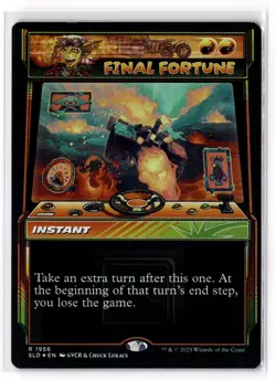 Final Fortune (Rainbow Foil) 1956 Secret Lair Drop Series Foil NM - Image 1